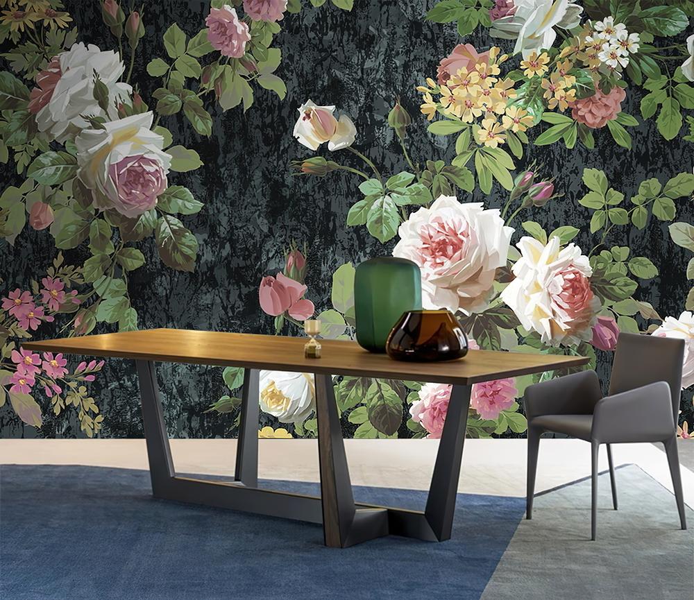 Fototapeta różowe kwiaty