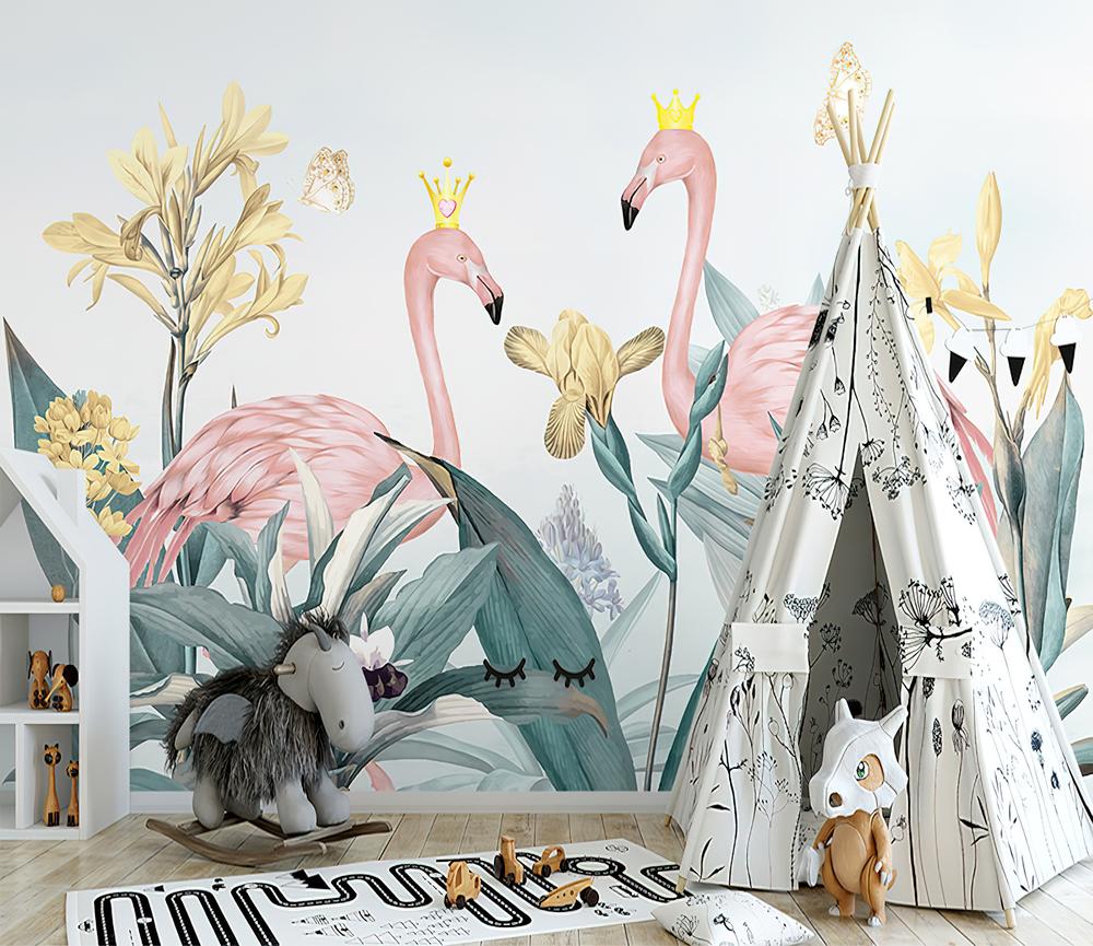 Fototapeta flamingi różowe