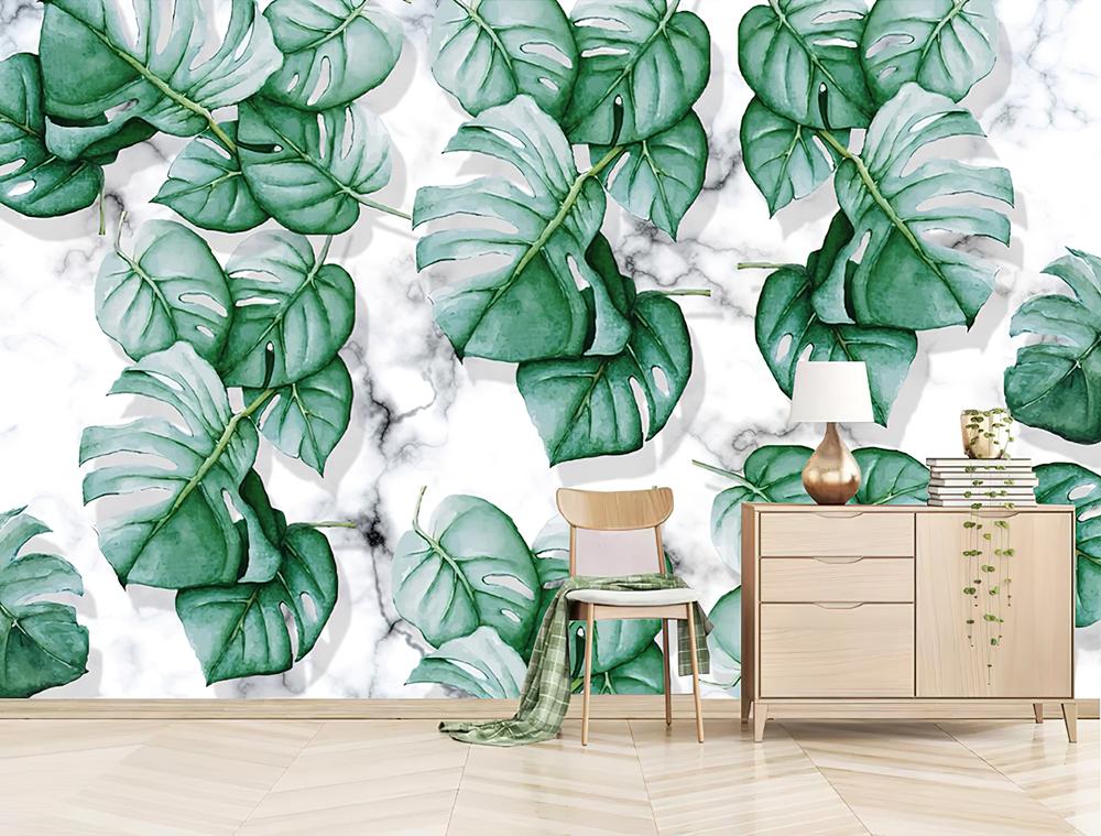 Fototapeta monstera marmurowy