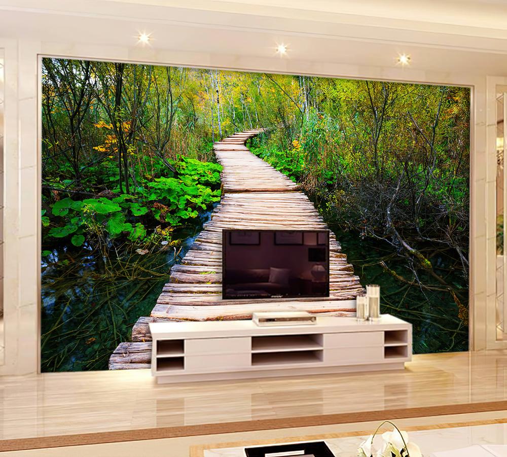 Fototapeta drewniana ścieżka