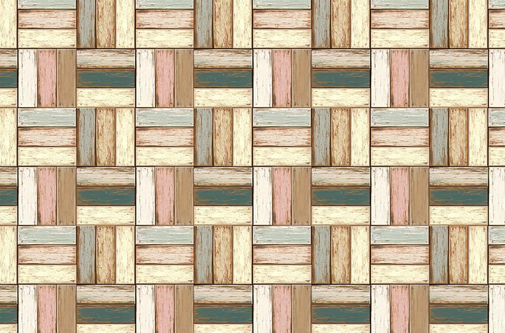 Fototapeta geometria drewna