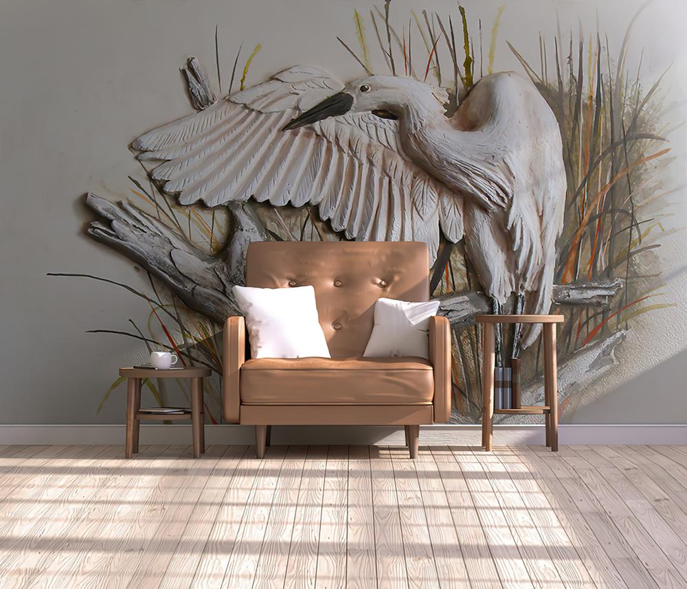Fototapeta lęka latająca szary brązowy