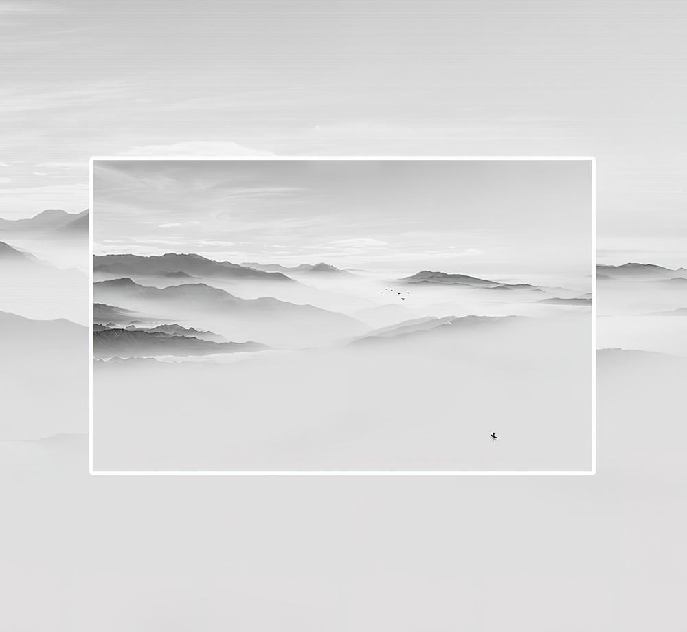 Fototapeta warstwy gór mgła