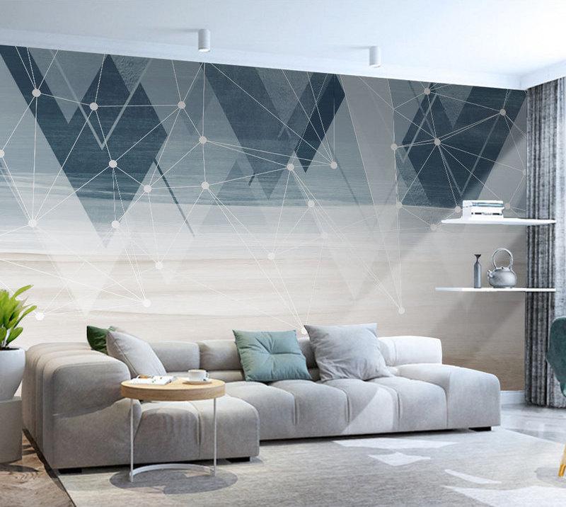 Fototapeta dynamiczne linie niebieskie