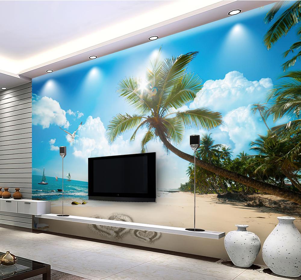 Fototapeta palmowa plaża