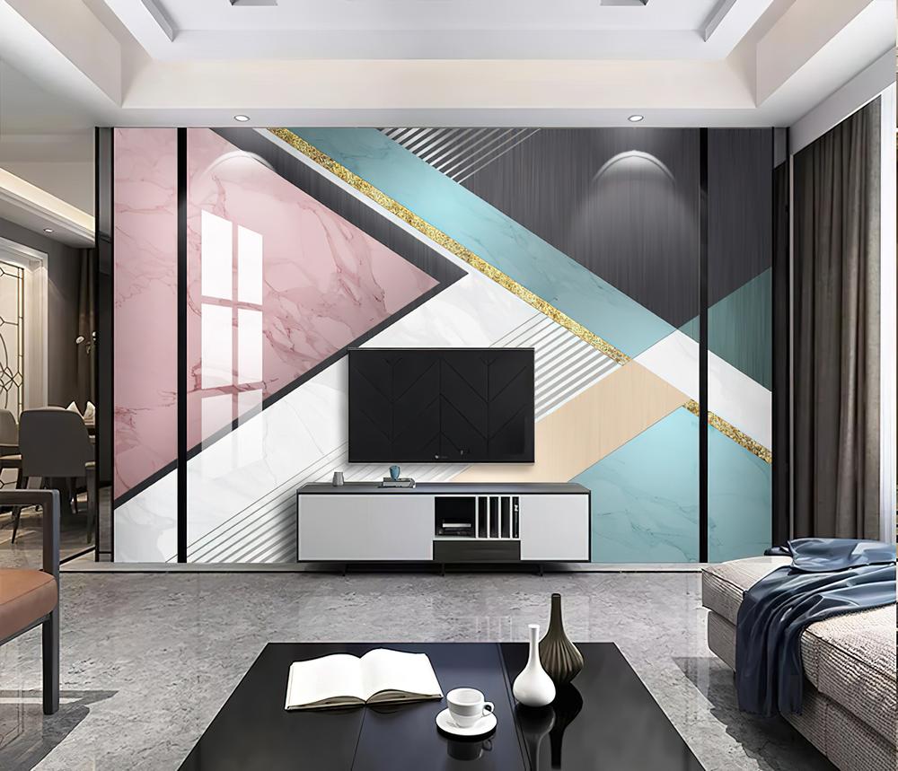 Fototapeta geometria kolory nowoczesny