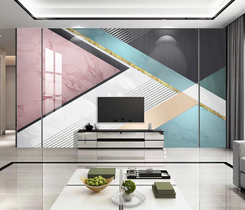 Fototapeta geometria kolory nowoczesny