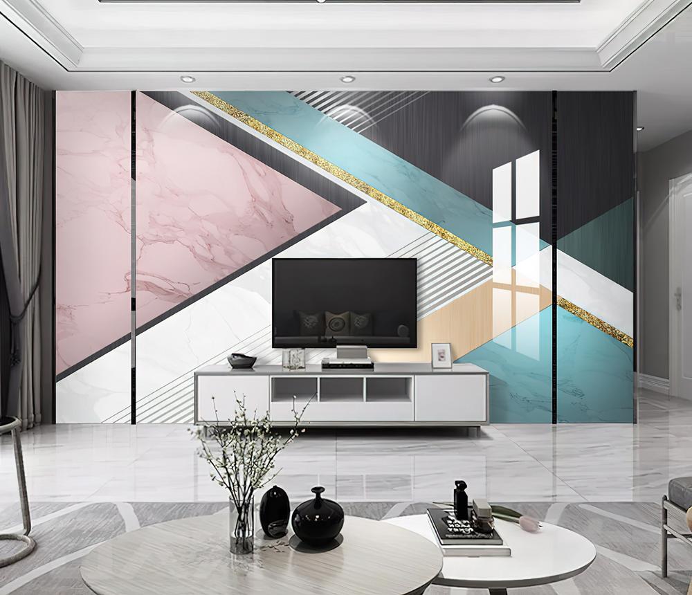 Fototapeta geometria kolory nowoczesny