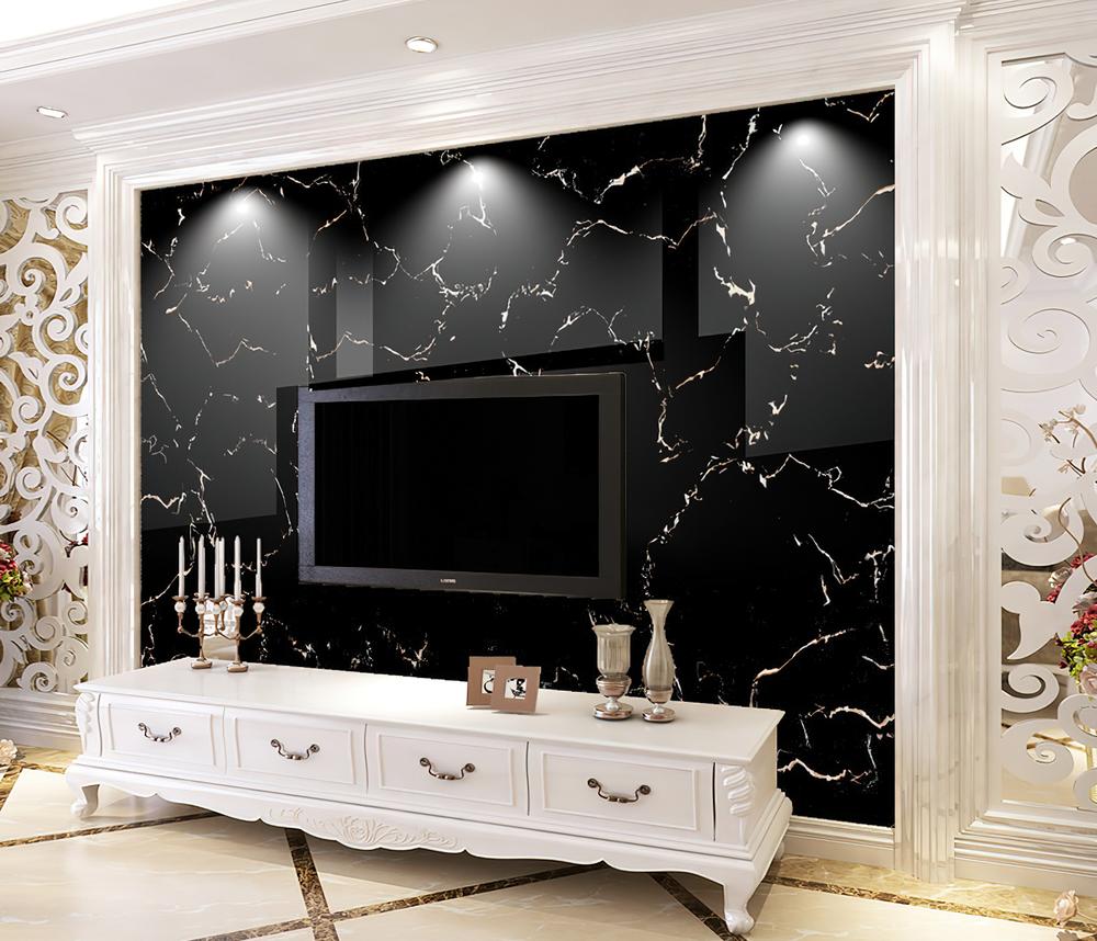 Fototapeta marbling czarna