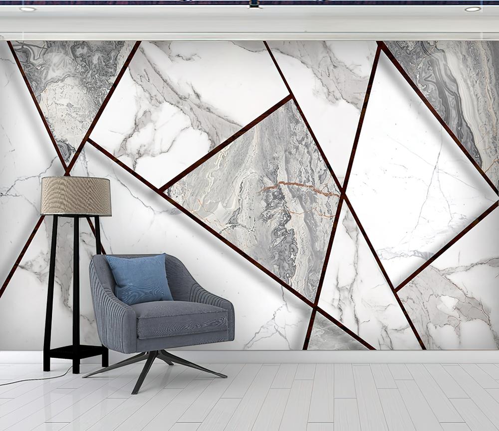 Fototapeta geometryczny marmorowy