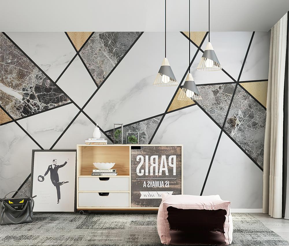 Fototapeta geometryczna marmorowa
