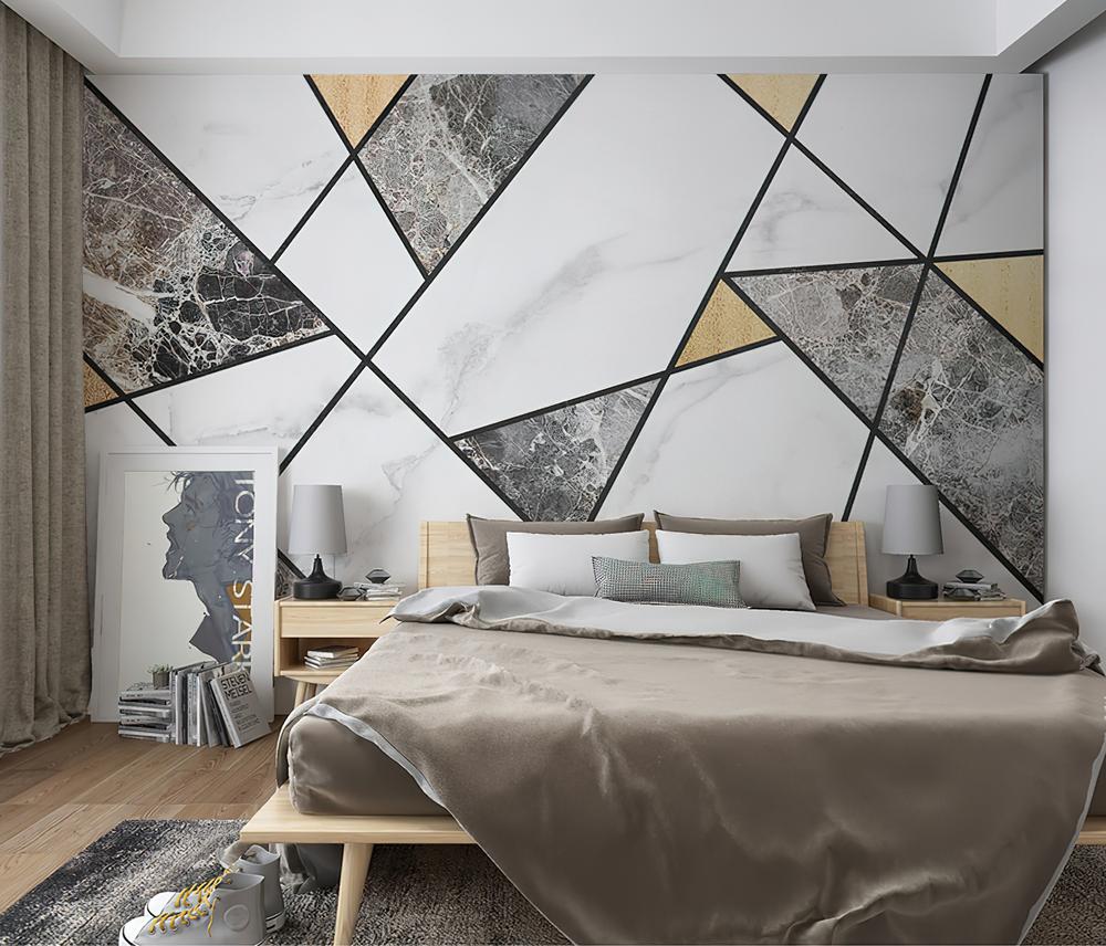 Fototapeta geometryczna marmorowa