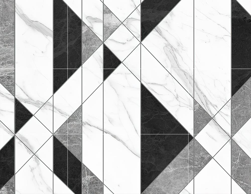 Fototapeta geometryczny marmirowy trójkąt