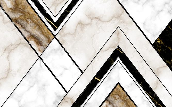 Fototapeta geometryczne formy marmurowe