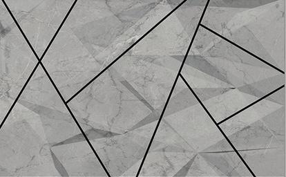 Fototapeta geometryczna szara czarnymi linie ostre