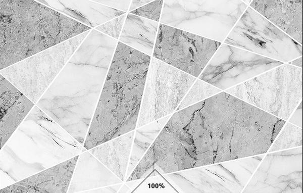 Fototapeta geometryczny wzór biało-czarny