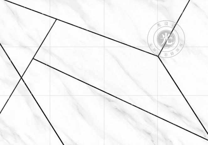 Fototapeta geometryczna biała czarna