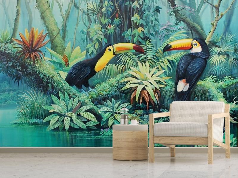 Fototapeta kolorowy jungle