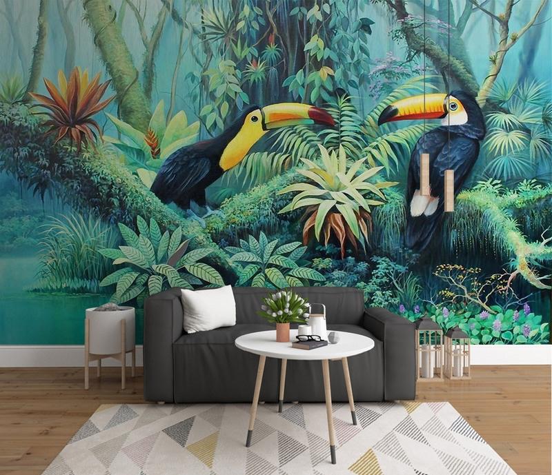Fototapeta kolorowy jungle