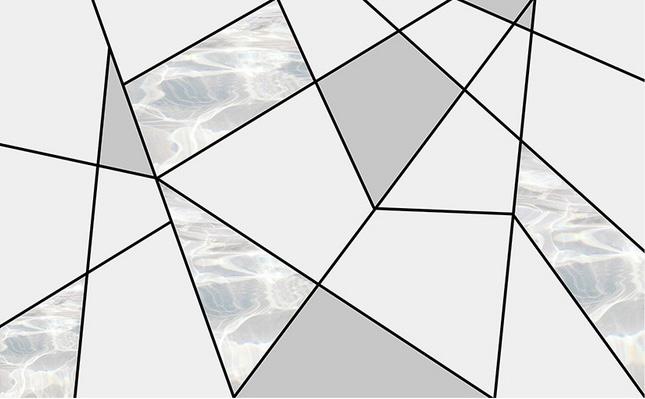 Fototapeta geometryczna czarna kamienista