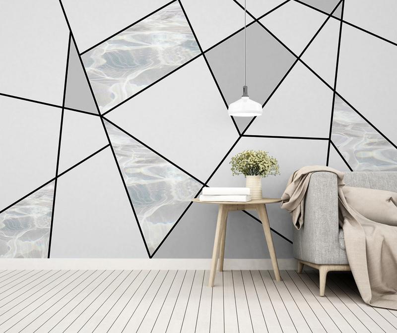 Fototapeta geometryczna czarna kamienista