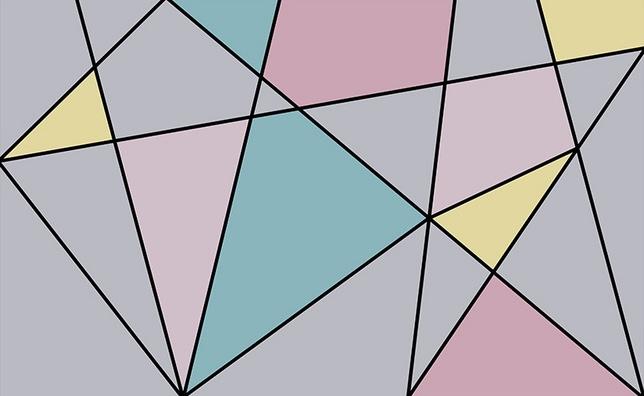 Fototapeta geometria kolory