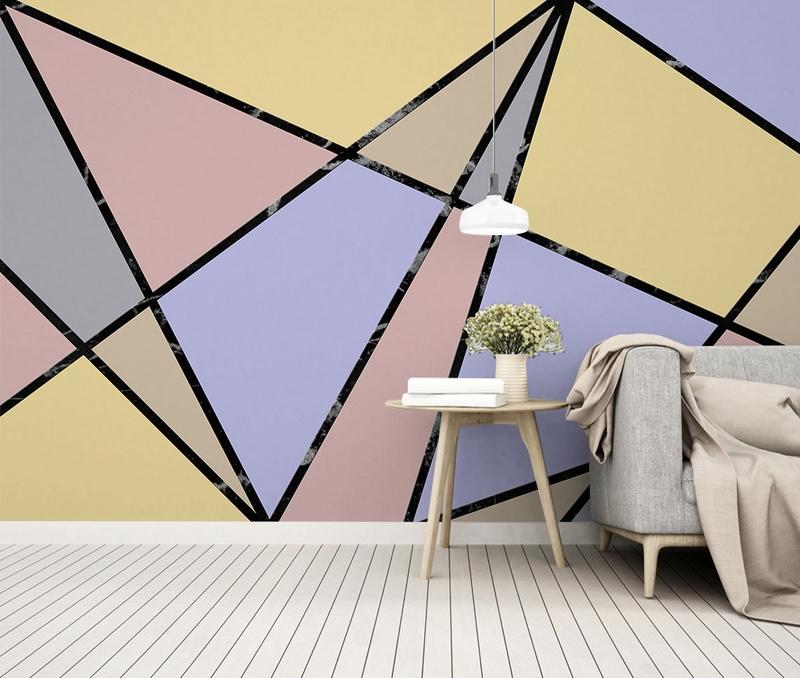 Fototapeta geometryczna kolorowa