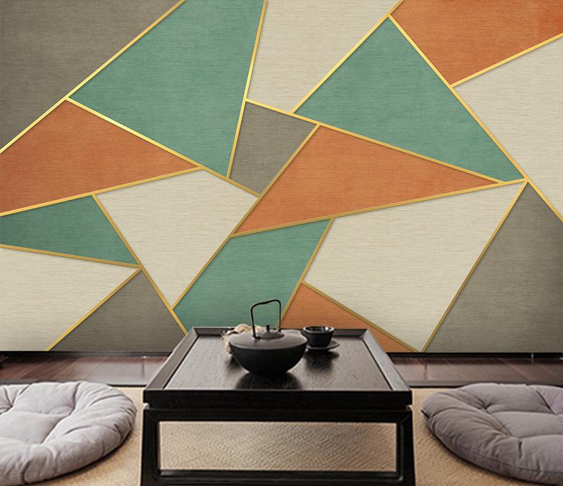 Fototapeta geometryczna wielokolorowa
