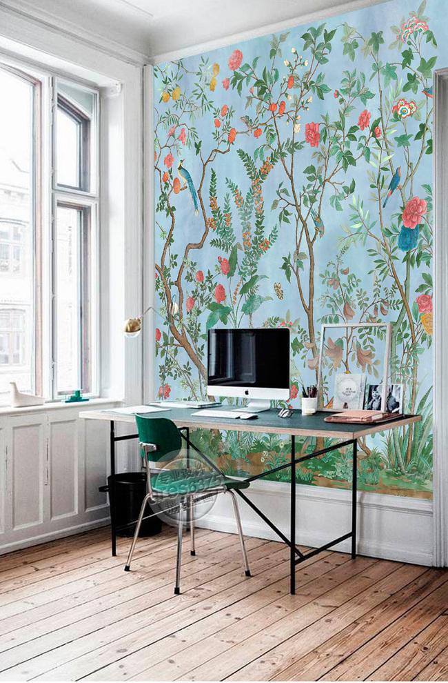 Fototapeta gęsta flora