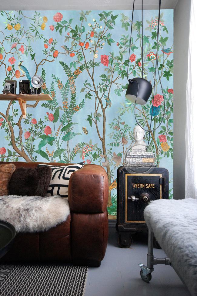 Fototapeta gęsta flora