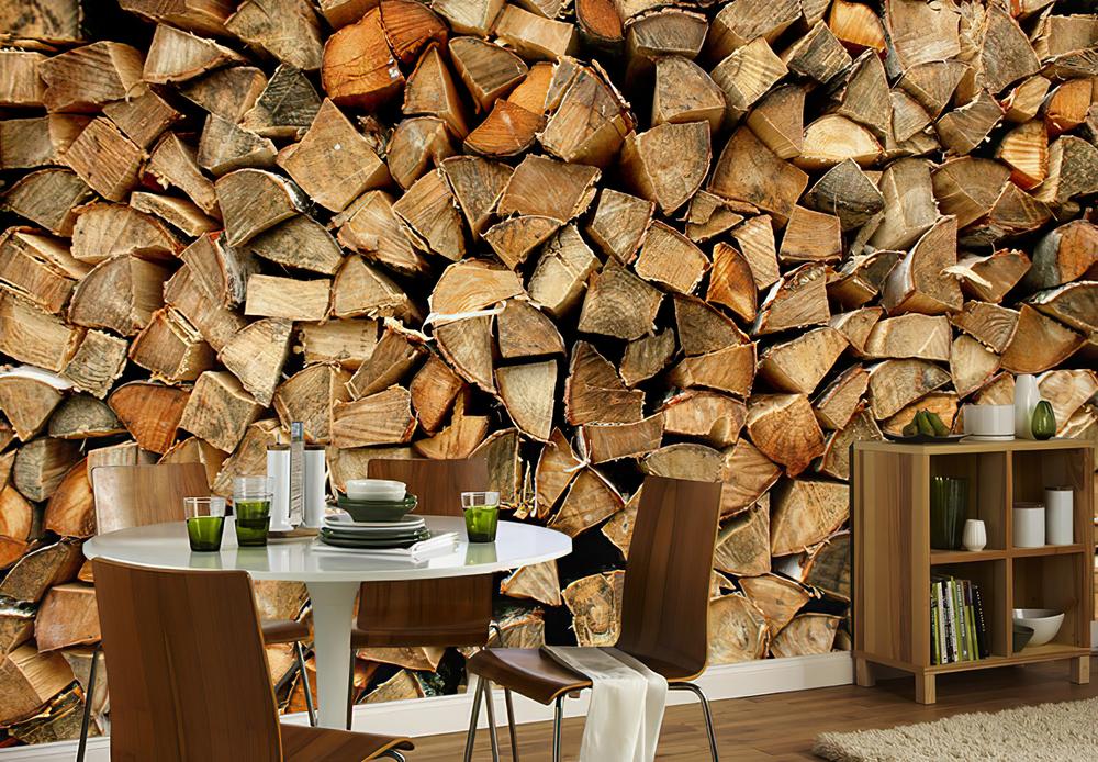 Fototapeta geometryczna brązowa