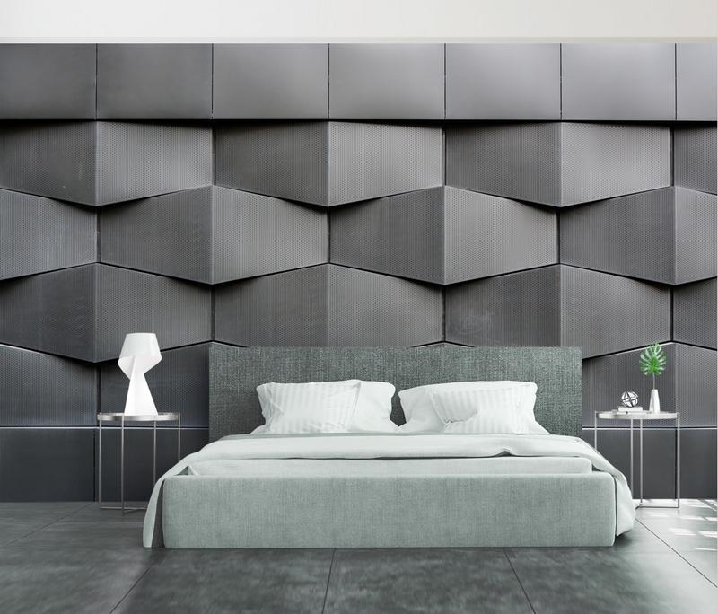 Fototapeta geometryczna szara