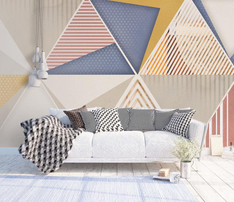 Fototapeta geometryczny kolorowy