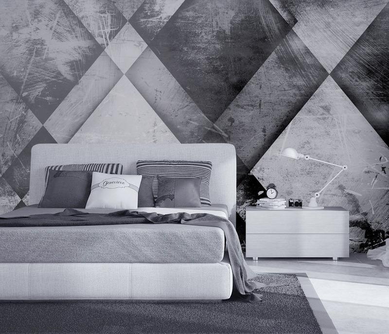 Fototapeta geometryczna cynaminowa