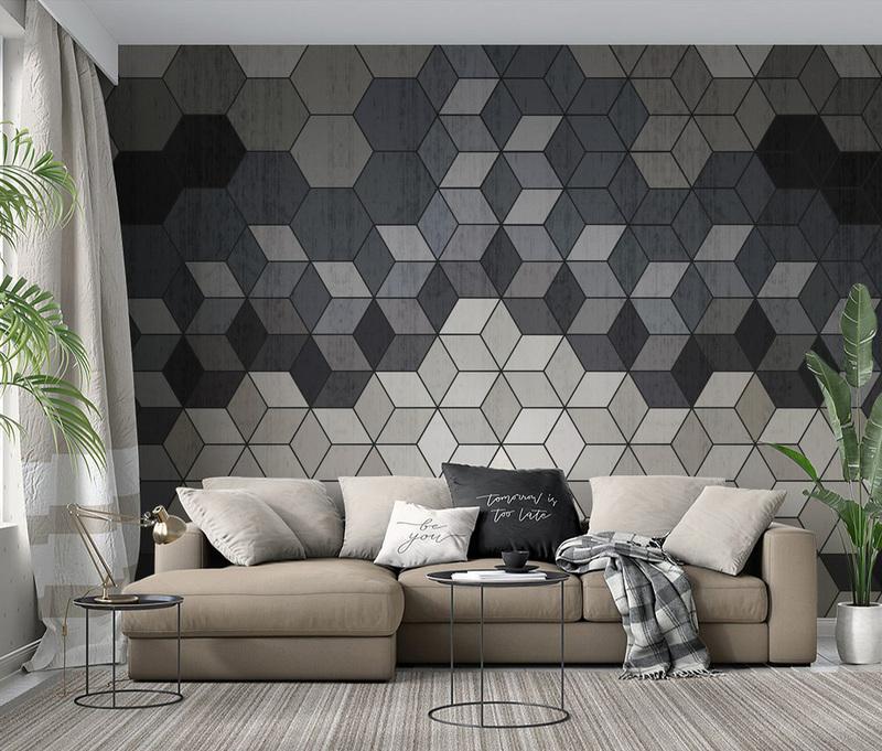 Fototapeta sześciany geometryczne