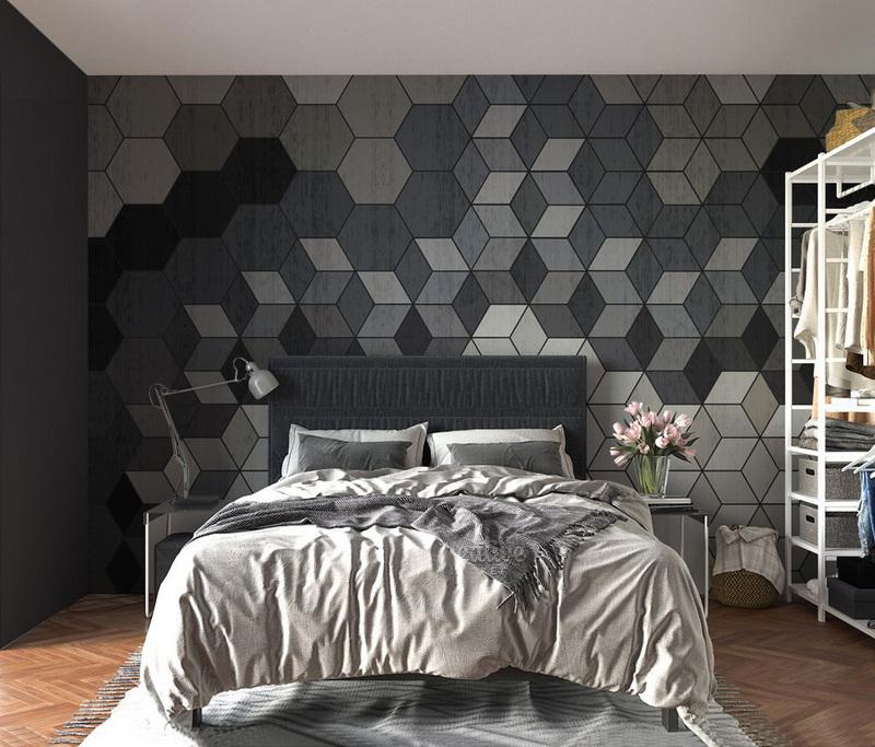 Fototapeta sześciany geometryczne