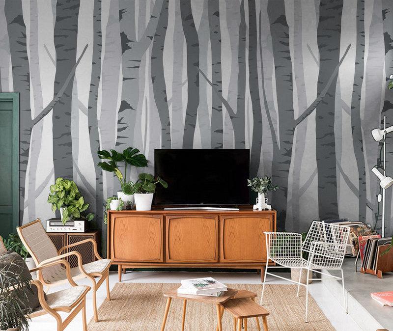 Fototapeta geometryczny wzór czarno-biały