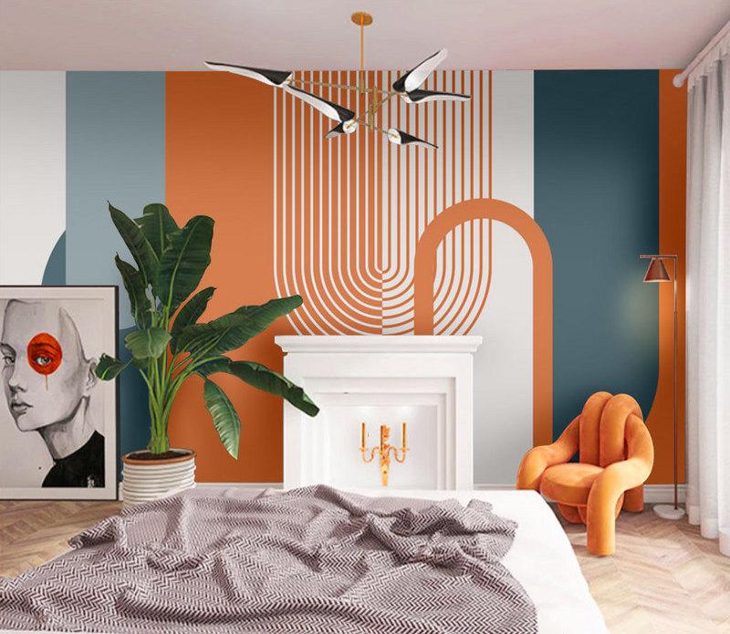 Fototapeta geometryczna kolorowa