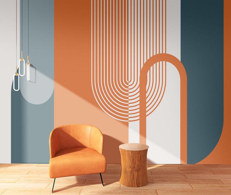 Fototapeta geometryczna kolorowa