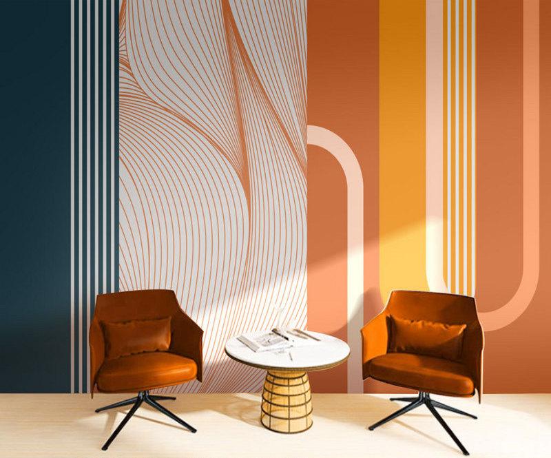 Fototapeta geometryczne retro