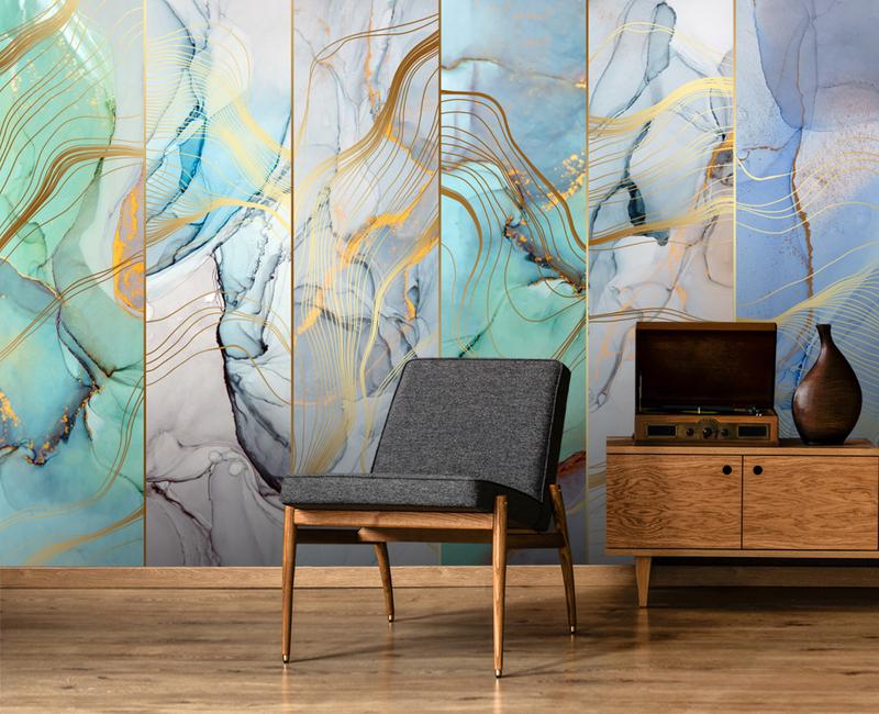 Fototapeta wodne wavy turkusowe