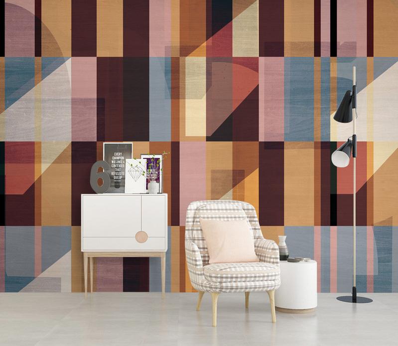 Fototapeta geometryczny kolorowy