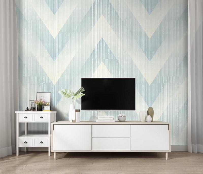 Fototapeta geometryczna niebieska