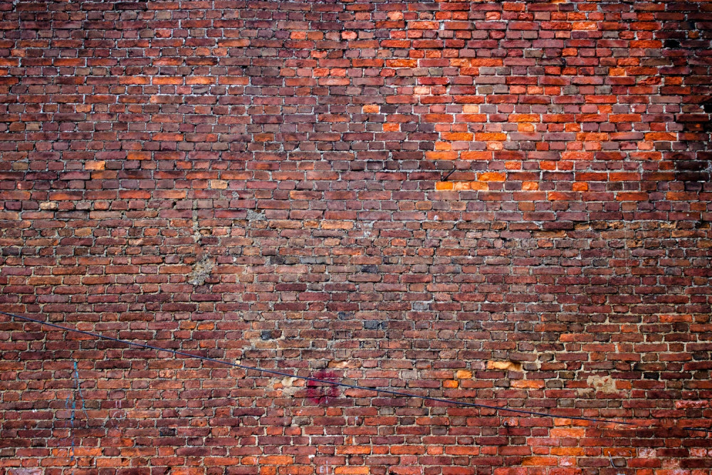 Fototapeta stary mur z czerwonej cegły