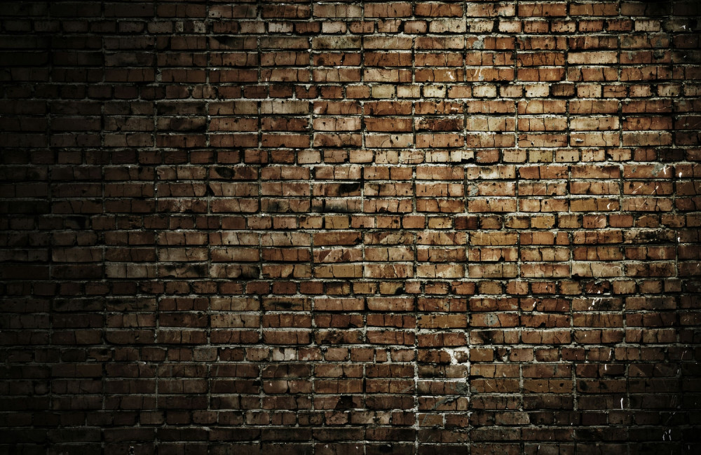 Fototapeta ciemna ceglana ściana