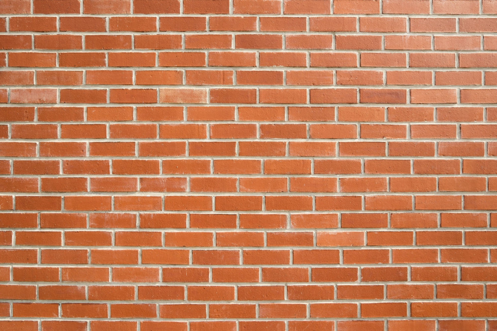 Fototapeta gładki mur z czerwonej cegły