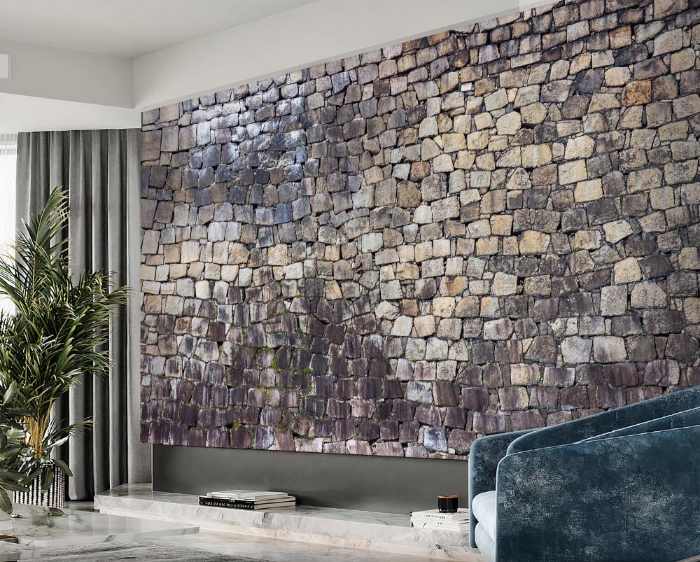 Fototapeta stary średniowieczny kamienny mur