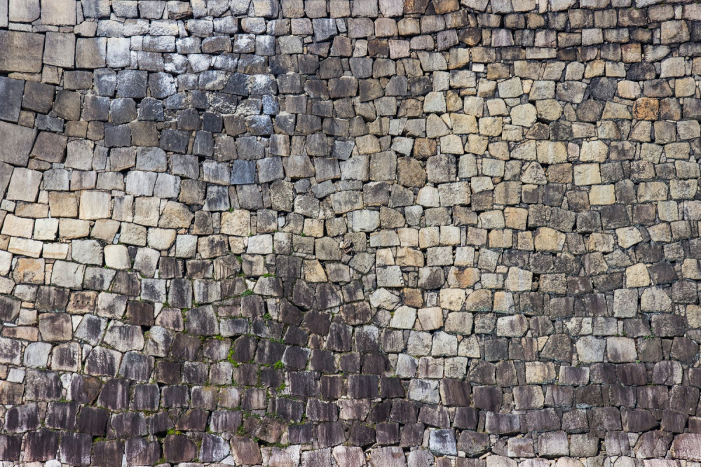 Fototapeta stary średniowieczny kamienny mur