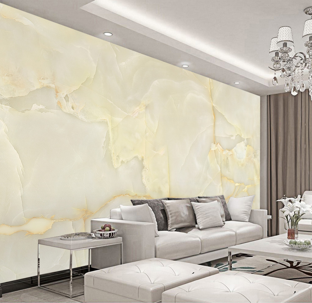 Fototapeta Gres porcelanowy z onyksu w kolorze beżowym
