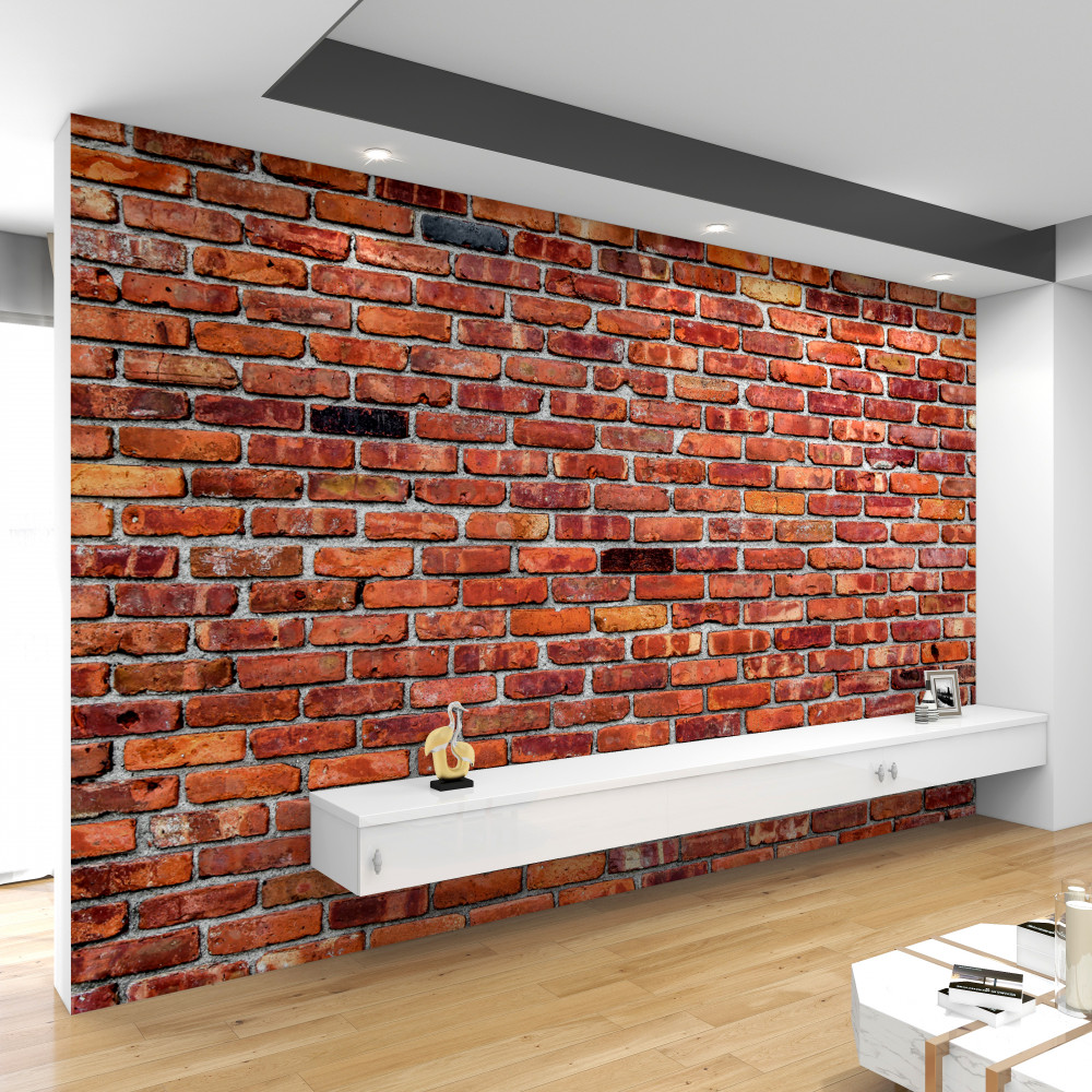 Fototapeta starożytny mur z cegły
